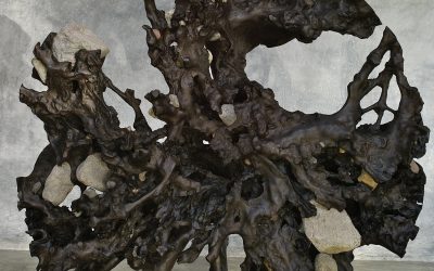 02 ROUND TEAK ROOT SCULPTURE