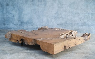 21 SQUARE TEAK ROOT COFFEE TABLE