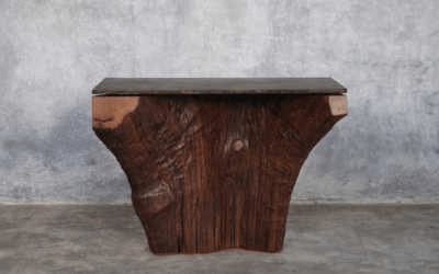 Iron wood console 6/12