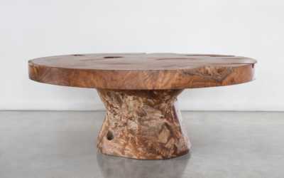 Old teak wood coffee table