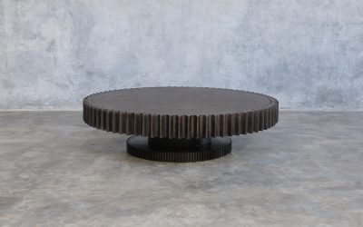 07 ROUND GIANT GEAR COFFEE TABLE